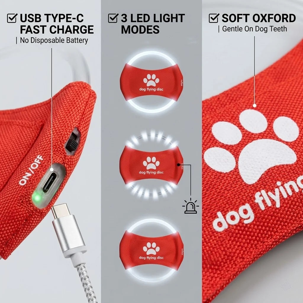 DogMimo – Disco LED Luminoso para Perros