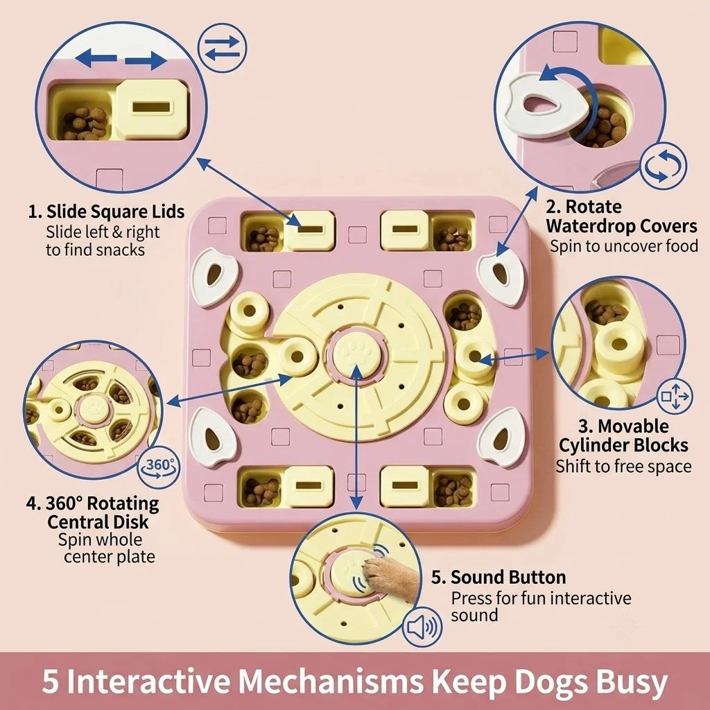 DogMimo – Comedero Interactivo Puzzle para Perros
