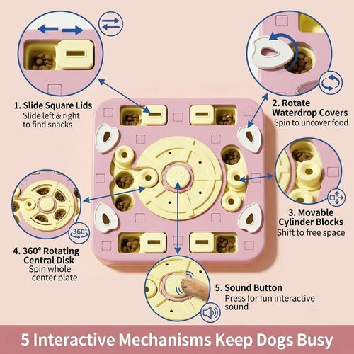 DogMimo – Comedero Interactivo Puzzle para Perros